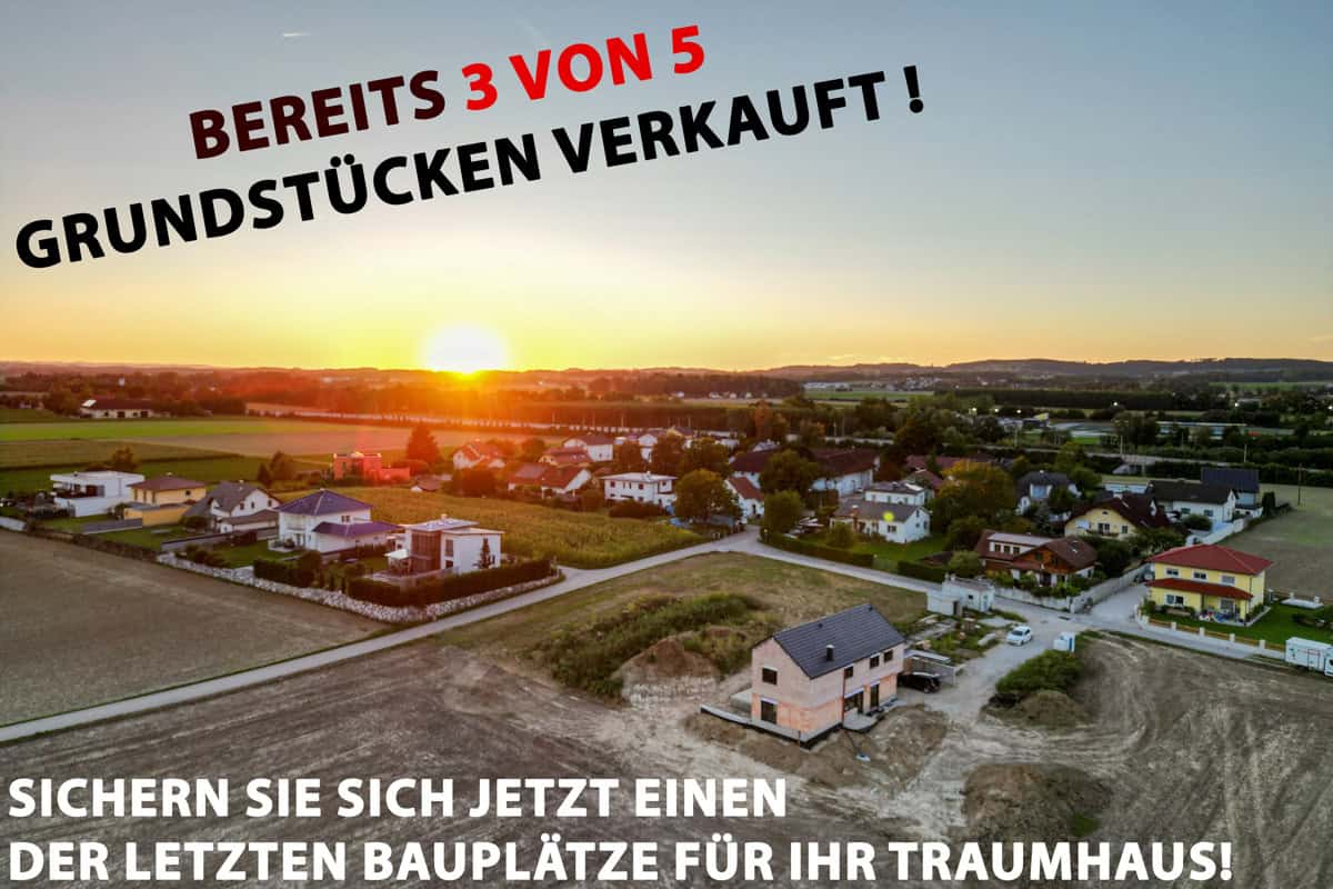 bereits 3 von 5 grundstücken verkauft