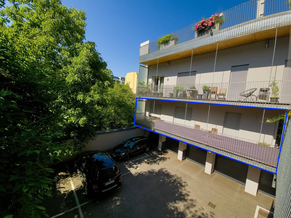 Wohnung markiert